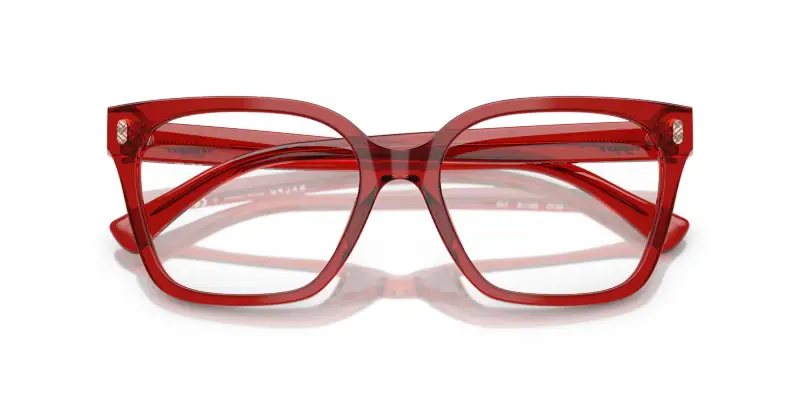 Donna RA7158U 6210 Montature da vista Acetato Viola Trasparente Squadrata Normale miniatura 2