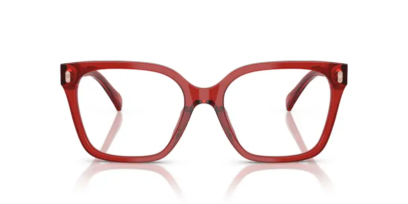 Donna RA7158U 6210 Montature da vista Acetato Viola Trasparente Squadrata Normale miniatura 3