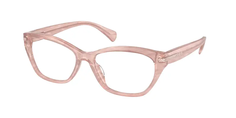 Ralph Lauren Donna RA7161U  6155 Montature da vista Acetato Rosa Trasparente Pillow Normale