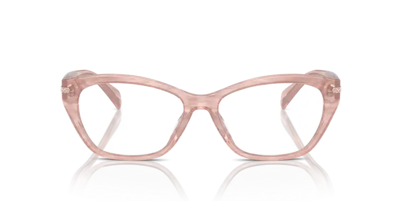 Ralph Lauren Donna RA7161U 6155 Montature da vista Acetato Rosa Trasparente Pillow Normale miniatura 2