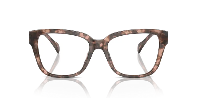 Ralph Lauren Donna RA7162U 6058 Montature da vista Acetato Rosa Trasparente Squadrata Normale miniatura 2