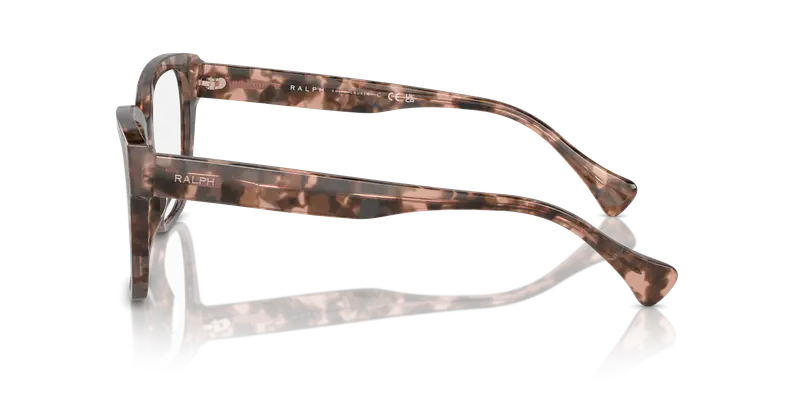 Ralph Lauren Donna RA7162U 6058 Montature da vista Acetato Rosa Trasparente Squadrata Normale miniatura 3