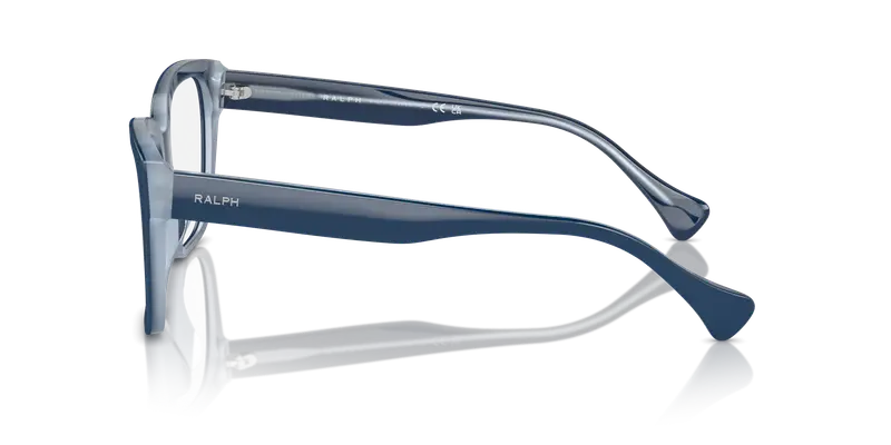 Ralph Lauren Donna RA7162U 6064 Montature da vista Acetato Blu Trasparente Squadrata Normale miniatura 3