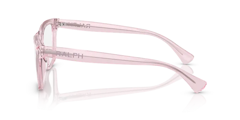 Ralph Lauren Donna RA7170U 6190 Montature da vista Acetato Rosa Trasparente Squadrata Normale miniatura 3