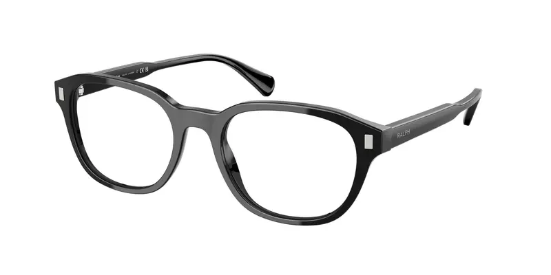 Donna RA7172U 5001 Montature da vista Acetato Nero Trasparente Geometrica Normale