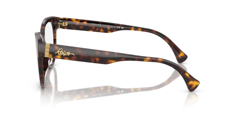 Ralph Lauren Donna RA7173U 5003 Montature da vista Acetato Tartaruga Trasparente Pantos Normale miniatura 3