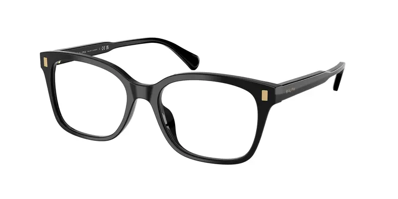 Ralph Lauren Donna RA7174U 5001 Montature da vista Acetato Nero Trasparente Squadrata Normale