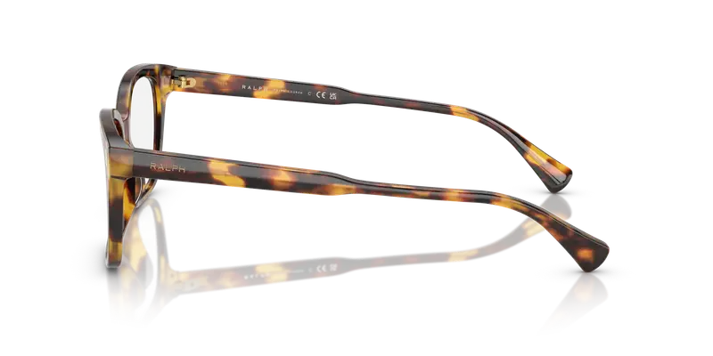 Ralph Lauren Donna RA7174U 5134 Montature da vista Acetato Marrone Trasparente Squadrata Normale miniatura 3