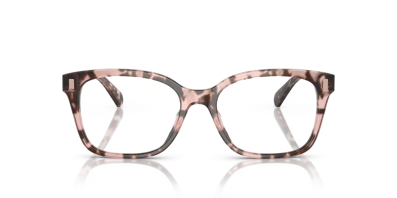 Ralph Lauren Donna RA7174U 5575 Montature da vista Acetato Rosa Trasparente Squadrata Normale miniatura 2