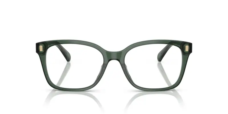 Donna RA7174U 6206 Montature da vista Acetato Verde Trasparente Squadrata Normale miniatura 3