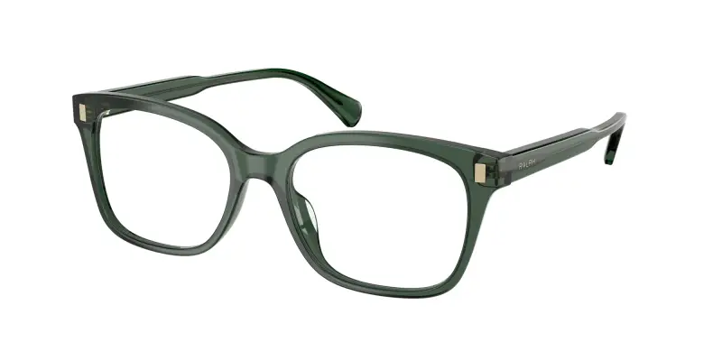 Donna RA7174U 6206 Montature da vista Acetato Verde Trasparente Squadrata Normale