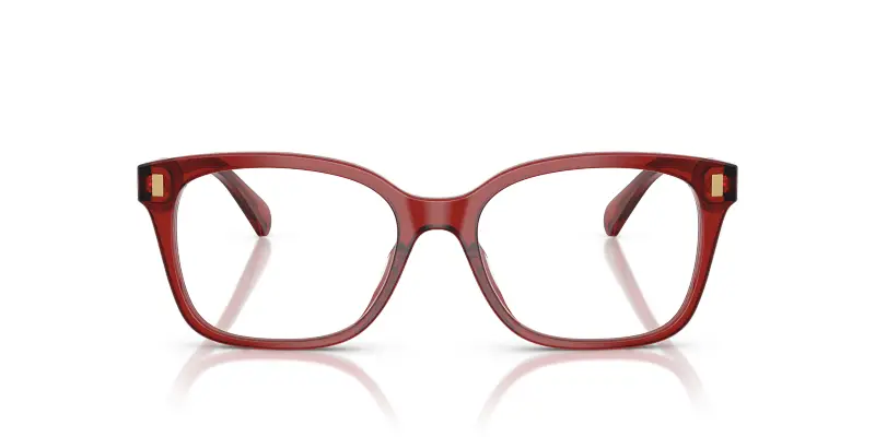 Donna RA7174U 6320 Montature da vista Acetato Rosso Trasparente Squadrata Normale miniatura 3