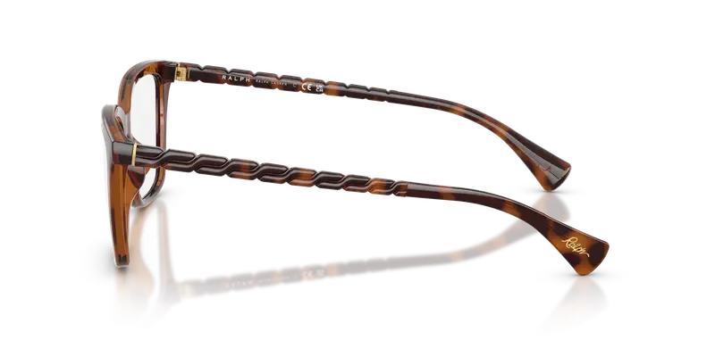 Ralph Lauren Donna RA7178U 6149 Montature da vista Iniettato Tartaruga Trasparente Farfalla Normale miniatura 3