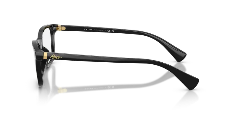 Ralph Lauren Donna RA7179U 5001 Montature da vista Acetato Nero Trasparente Squadrata Normale miniatura 3