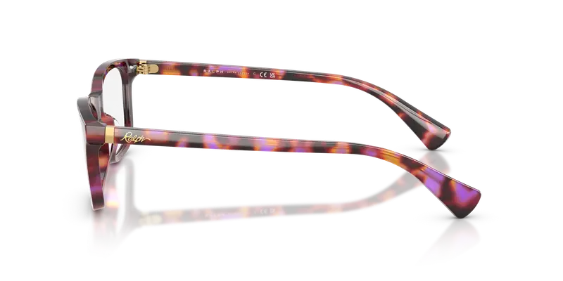 Ralph Lauren Donna RA7179U 6239 Montature da vista Acetato Viola Trasparente Squadrata Normale miniatura 3