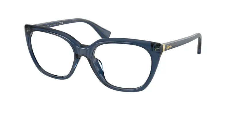 Ralph Lauren Donna RA7180U  6119 Montature da vista Acetato Blu Trasparente Farfalla Normale