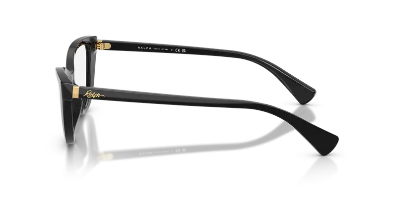 Ralph Lauren Donna RA7181U 5001 Montature da vista Acetato Nero Trasparente Cat Eye Normale miniatura 3