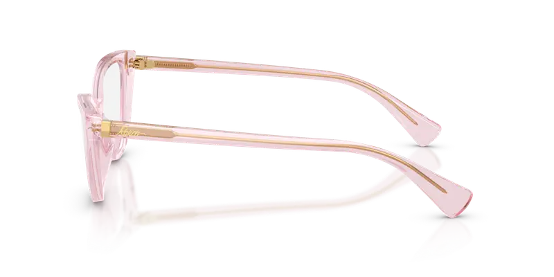 Ralph Lauren Donna RA7181U 6190 Montature da vista Acetato Rosa Trasparente Cat Eye Normale miniatura 3