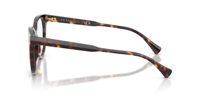 Ralph Lauren Donna RA7182U 5003 Montature da vista Acetato Tartaruga Trasparente Pantos Normale miniatura 3