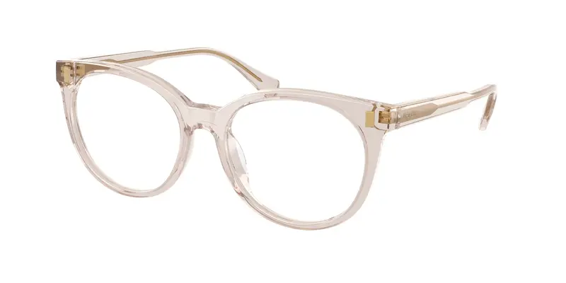 Ralph Lauren Donna RA7182U 6117 Montature da vista Acetato Marrone Trasparente Pantos Normale