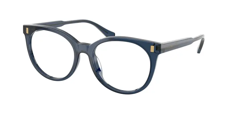 Ralph Lauren Donna RA7182U 6119 Montature da vista Acetato Blu Trasparente Pantos Normale