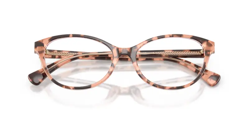 Donna RA7186U 6295 Montature da vista Acetato Tartaruga Trasparente Rotonda Normale miniatura 2