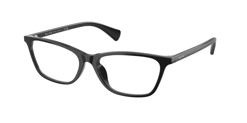 Donna RA7187U 5001 Montature da vista Acetato Nero Trasparente Squadrata Normale