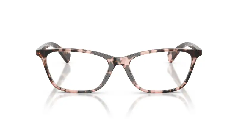 Donna RA7187U 6058 Montature da vista Acetato Rosa Trasparente Squadrata Normale miniatura 3