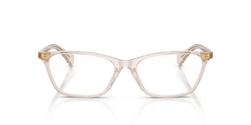 Donna RA7187U 6117 Montature da vista Acetato Beige Trasparente Squadrata Normale miniatura 3