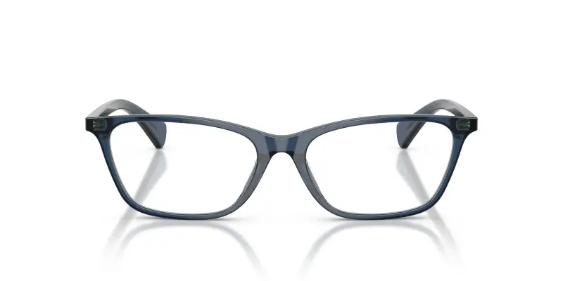 Donna RA7187U 6119 Montature da vista Acetato Blu Trasparente Squadrata Normale miniatura 3