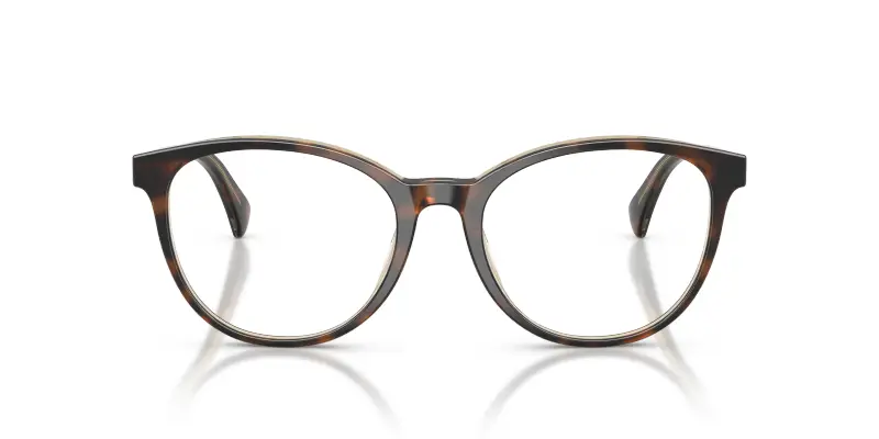 Donna RA7188U 6294 Montature da vista Acetato Marrone Trasparente Rotonda Normale miniatura 3