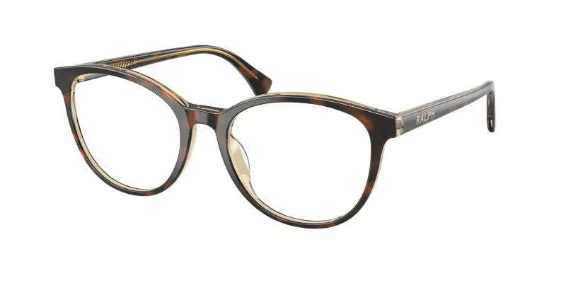 Donna RA7188U 6294 Montature da vista Acetato Marrone Trasparente Rotonda Normale