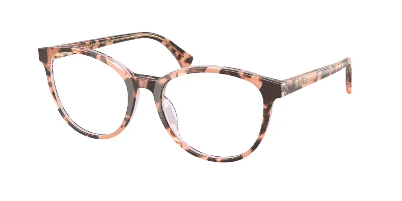 Donna RA7188U 6295 Montature da vista Acetato Tartaruga Trasparente Rotonda Normale