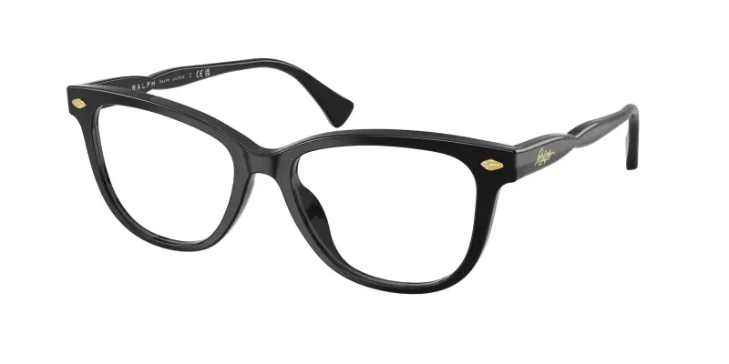 Donna RA7189U 5001 Montature da vista Acetato Nero Trasparente Pantos Normale