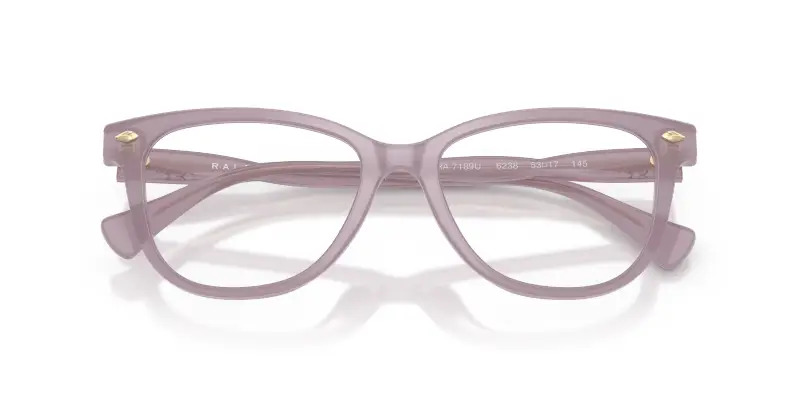 Donna RA7189U 6238 Montature da vista Acetato Viola Trasparente Pantos Normale miniatura 2