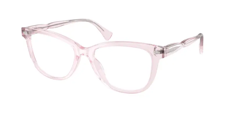 Donna RA7189U 6290 Montature da vista Acetato Rosa Trasparente Pantos Normale