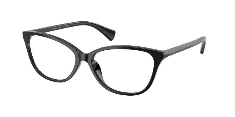 Donna RA7190U 5001 Montature da vista Acetato Nero Trasparente Farfalla Normale