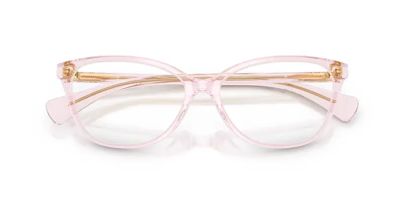 Donna RA7190U 6290 Montature da vista Acetato Rosa Trasparente Farfalla Normale miniatura 2