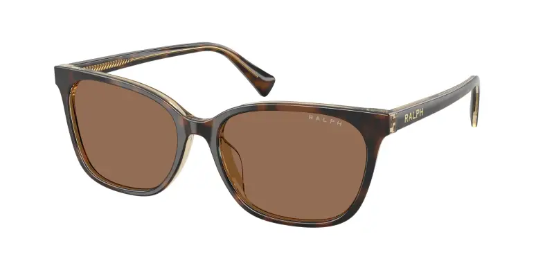 Donna Ralph Lauren RA5348U 629473 Occhiali da sole Acetato Blu Marrone Squadrata Normale