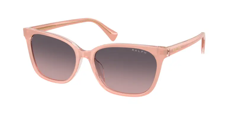 Donna Ralph Lauren RA5348U 629646 Occhiali da sole Acetato Rosa Viola Squadrata Normale Sfumato