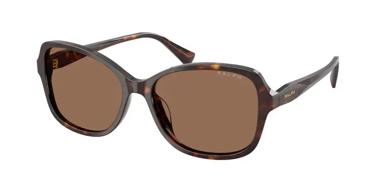 Donna Ralph Lauren RA5351U 500373 Occhiali da sole Acetato Tartaruga Marrone Squadrata Normale