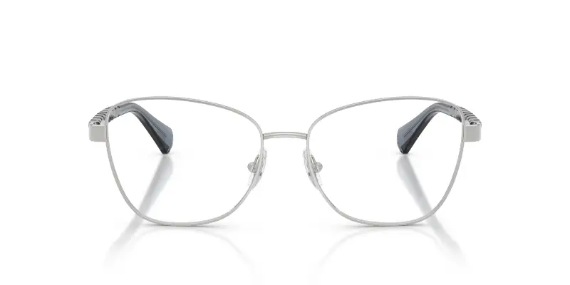 Donna Ralph Lauren RA6064 9001 Montature da vista Metallo Argento Trasparente Geometrica Normale miniatura 3