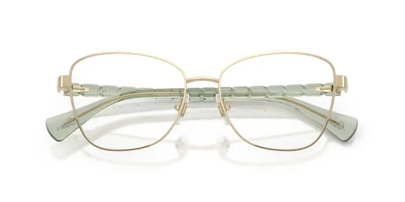 Donna Ralph Lauren RA6064 9494 Montature da vista Metallo Oro Trasparente Geometrica Normale miniatura 2