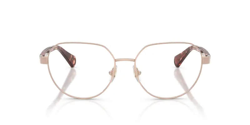 Donna Ralph Lauren RA6065 9427 Montature da vista Metallo Oro Trasparente Geometrica Normale miniatura 3