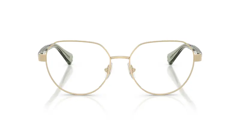 Donna Ralph Lauren RA6065 9494 Montature da vista Metallo Oro Trasparente Geometrica Normale miniatura 3