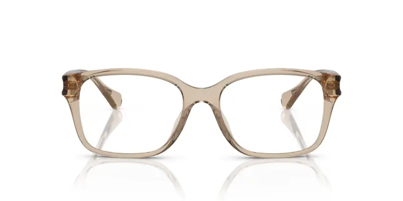 Donna Ralph Lauren RA7155U 5802 Montature da vista Iniettato Beige Trasparente Squadrata Normale miniatura 3