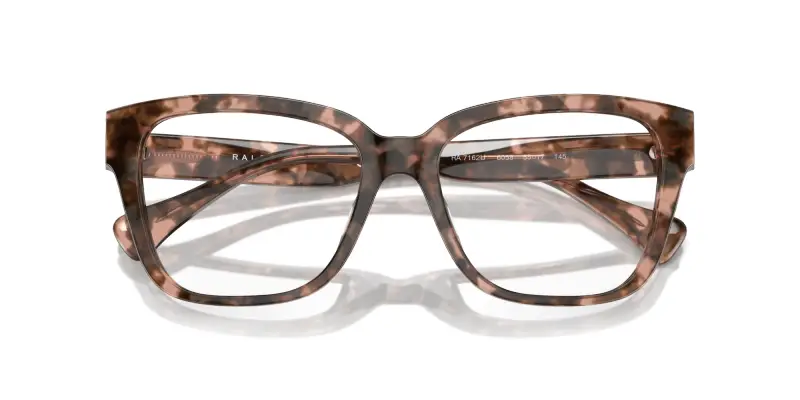 Donna Ralph Lauren RA7162U 6058 Montature da vista Acetato Rosa Trasparente Squadrata Normale miniatura 2