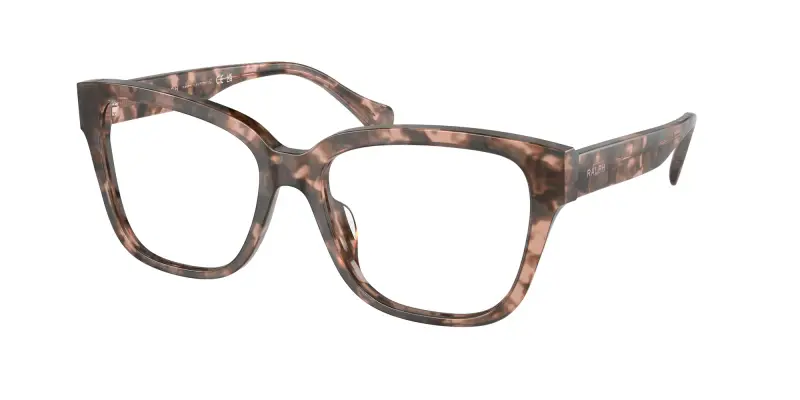Donna Ralph Lauren RA7162U 6058 Montature da vista Acetato Rosa Trasparente Squadrata Normale