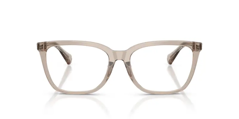 Donna Ralph Lauren RA7178U 5802 Montature da vista Iniettato Marrone Trasparente Farfalla Normale miniatura 3