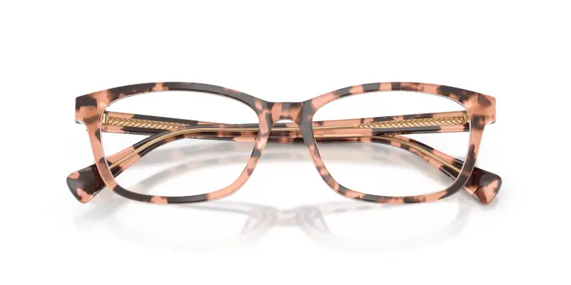 Donna Ralph Lauren RA7194U 6295 Montature da vista Acetato Tartaruga Trasparente Squadrata Normale miniatura 2